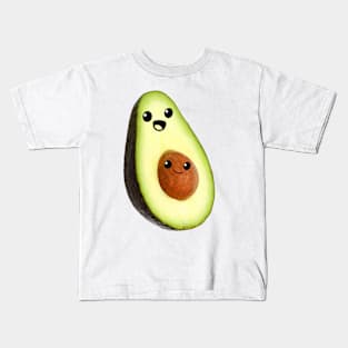 avocado faces Kids T-Shirt